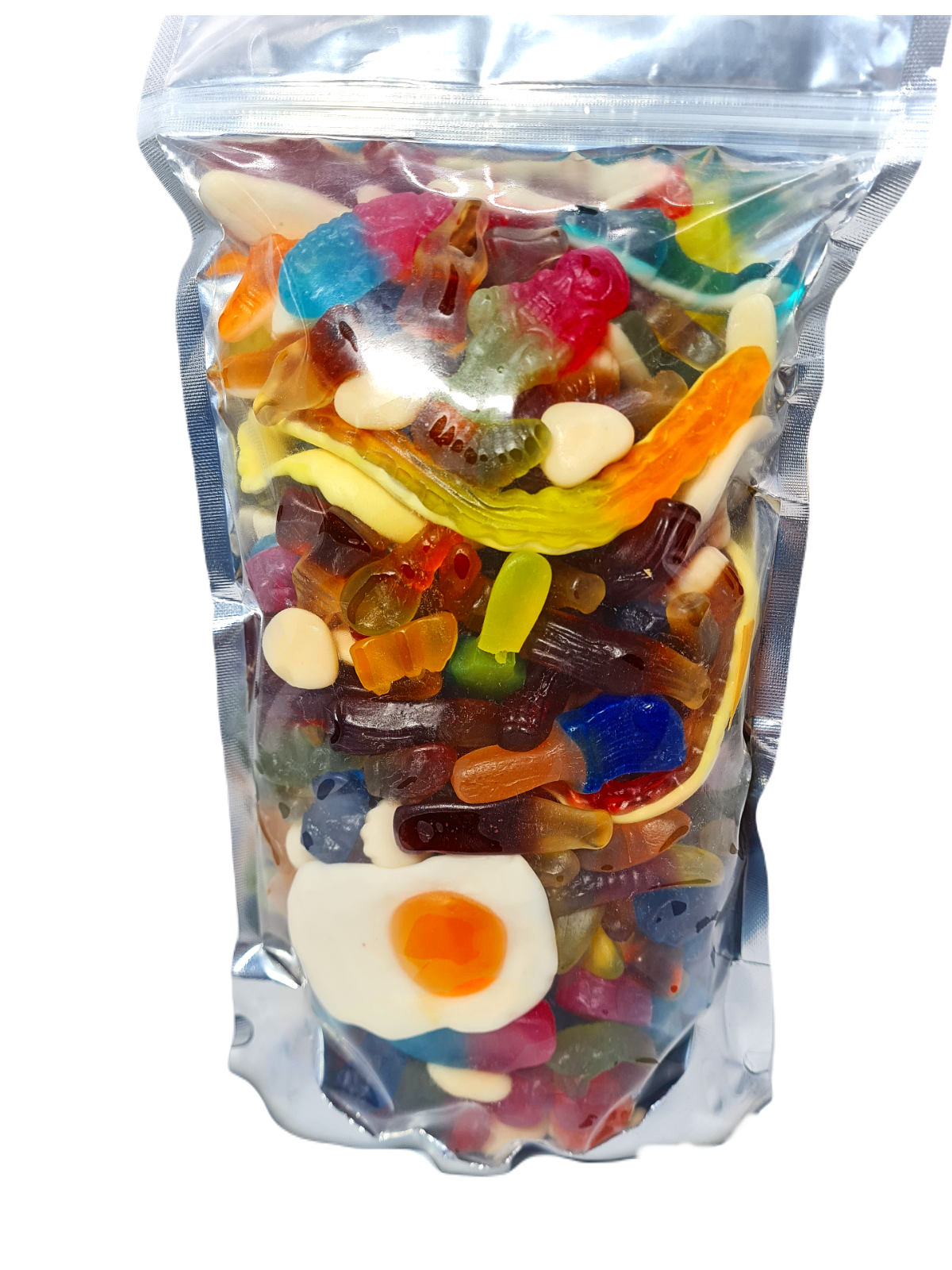 1kg Jelly Mix sweets in silver pouch
