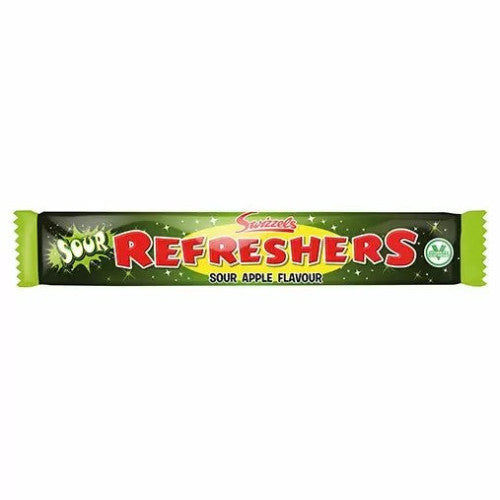 Swizzels Refreshers Sour Apple Flavour Chew Bar (60x18g)