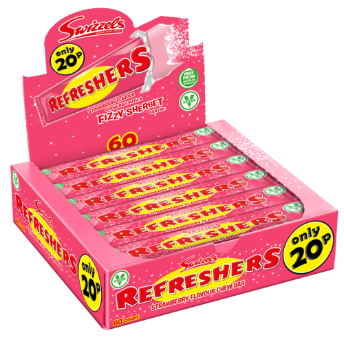 Strawberry refresher chew bars