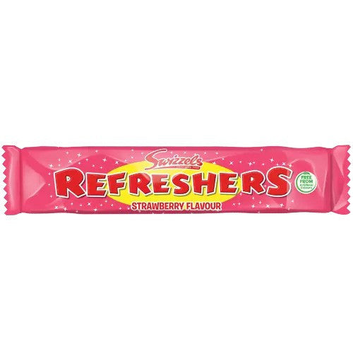 Swizzels Refreshers Strawberry Chew Bars (60x18g Full box)