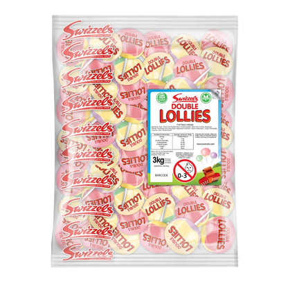 Swizzels Double Lollies 3kg Bag