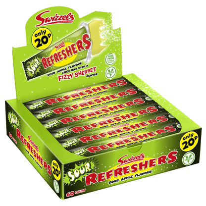 Swizzels Refreshers Sour Apple Flavour Chew Bar