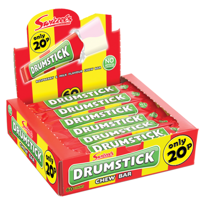 Swizzels Drumstick Original Raspberry and Milk Chew Bar