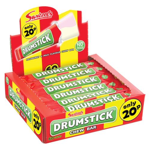 Swizzels Drumstick Original Raspberry and Milk Chew Bar