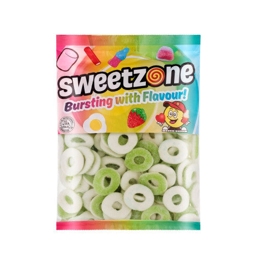 Sour apple ring sweets