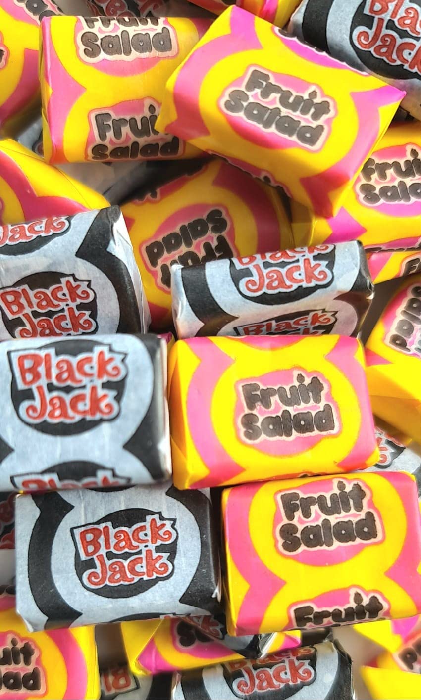 Fruit Salad & Black Jack Chews Barratts - MyCandyBae