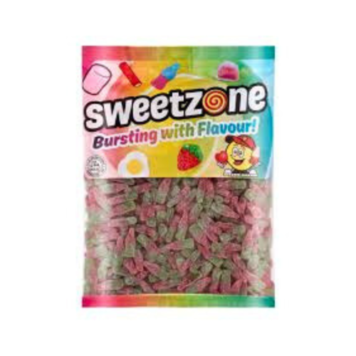 Sweetzone Watermelon Bottles - 1kg | Halal Fizzy Sweets